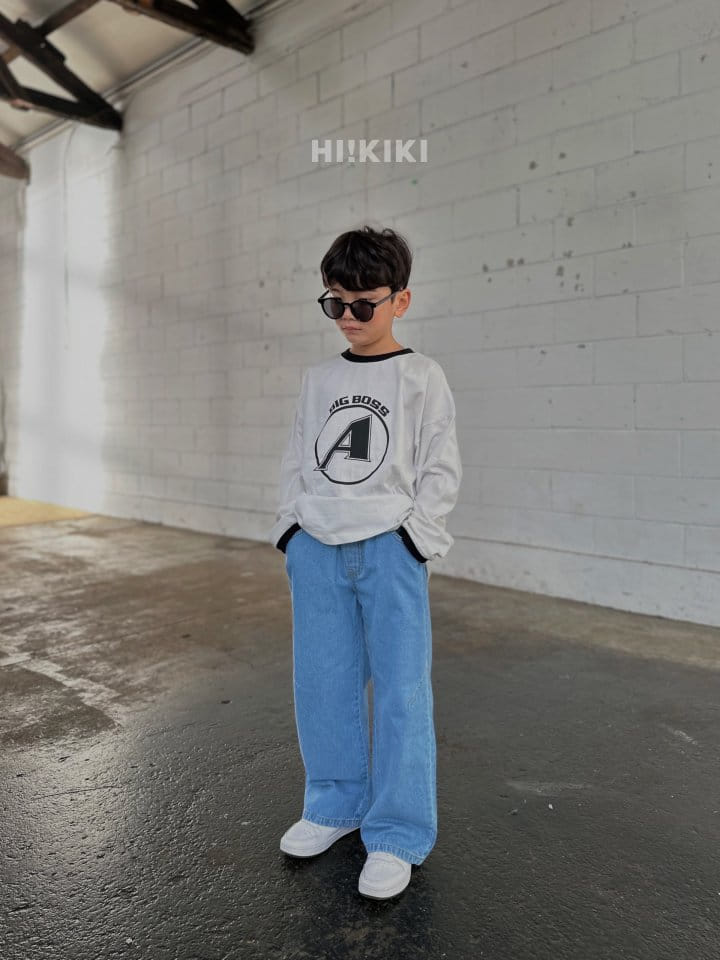 Hikiki - Korean Children Fashion - #kidsstore - Wide Jeans - 3