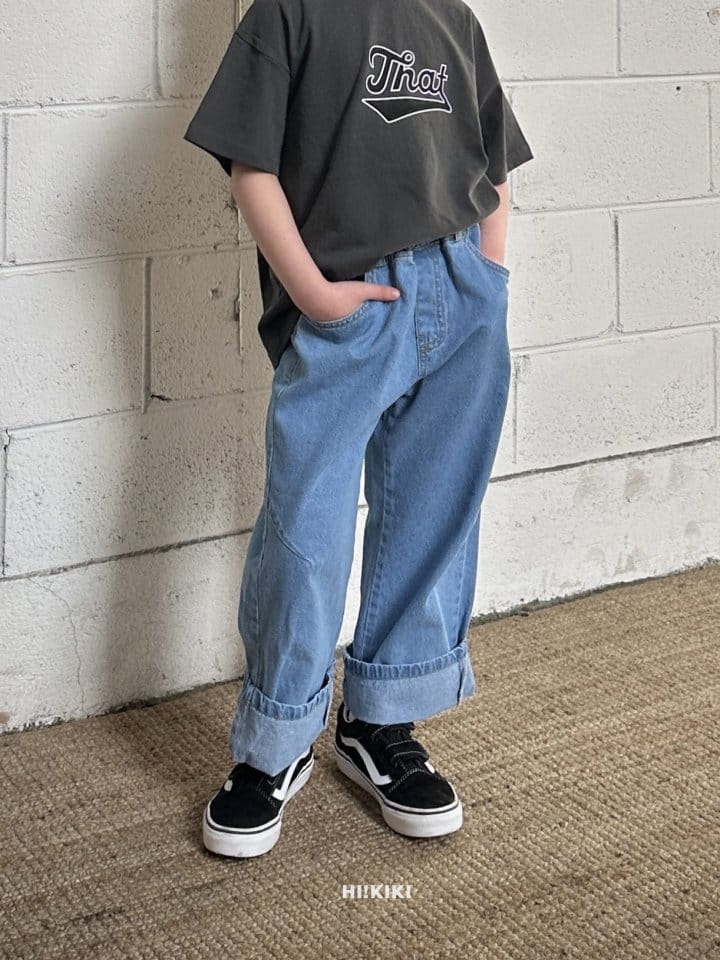 Hikiki - Korean Children Fashion - #littlefashionista - Wide Jeans - 6