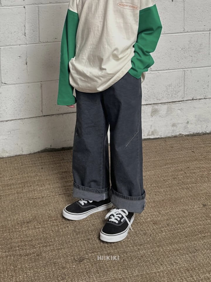 Hikiki - Korean Children Fashion - #minifashionista - Wide Jeans - 8
