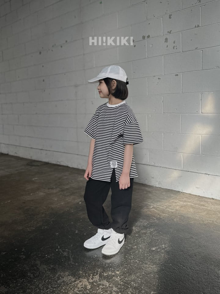 Hikiki - Korean Children Fashion - #stylishchildhood - Slit Short Sleeves Tee
