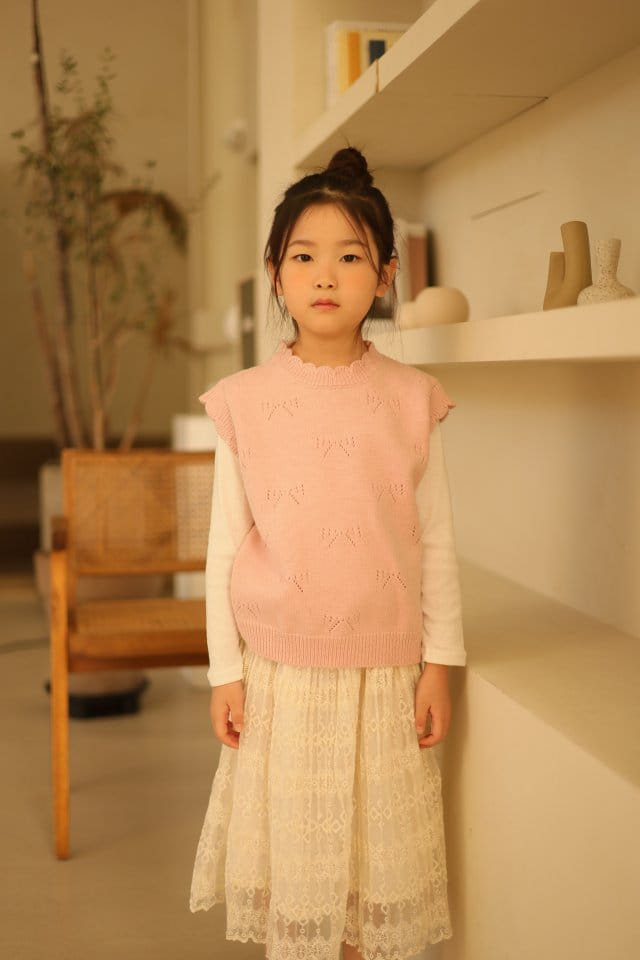 Isis - Korean Children Fashion - #kidzfashiontrend - Ribbon Vest - 4