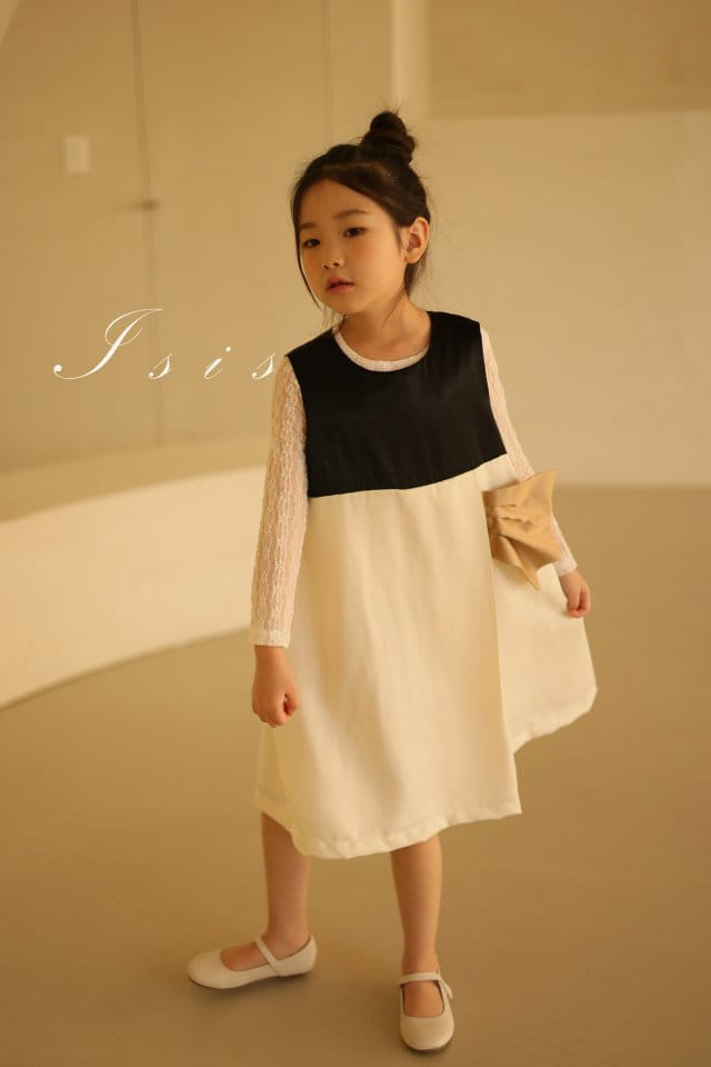Isis - Korean Children Fashion - #childrensboutique - Ribbon C One-piece - 9