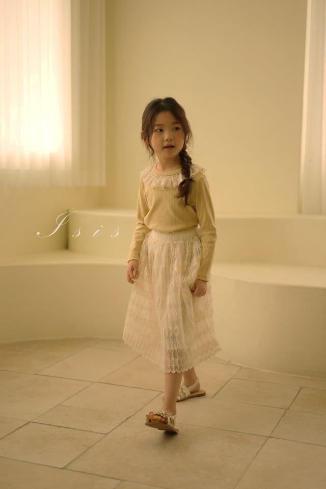 Isis - Korean Children Fashion - #designkidswear - Punching Lace Tee - 12