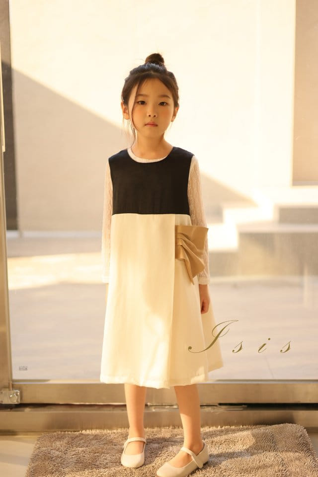 Isis - Korean Children Fashion - #designkidswear - Ribbon C One-piece - 10
