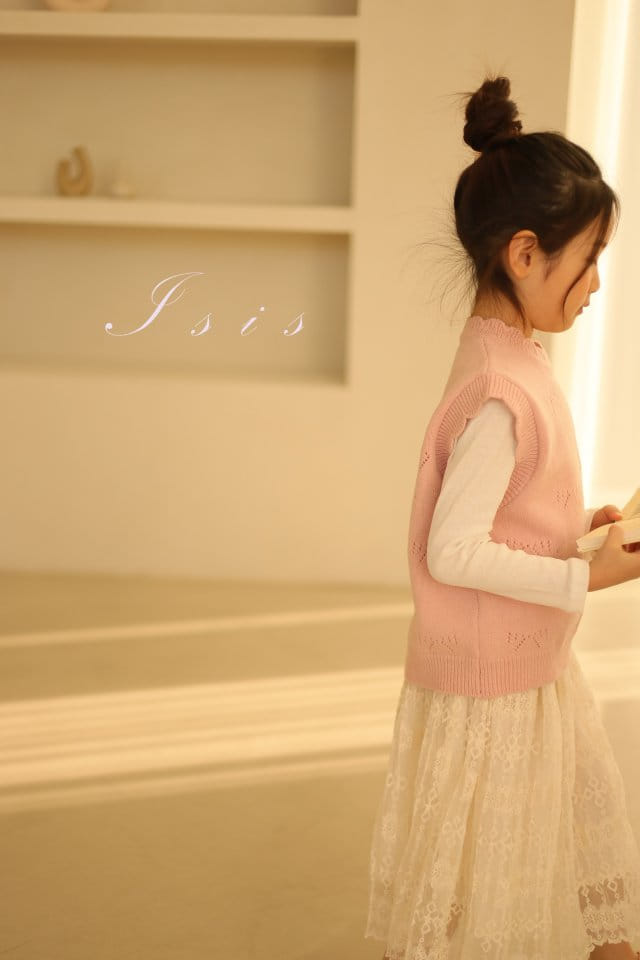 Isis - Korean Children Fashion - #kidsstore - Ribbon Vest - 2