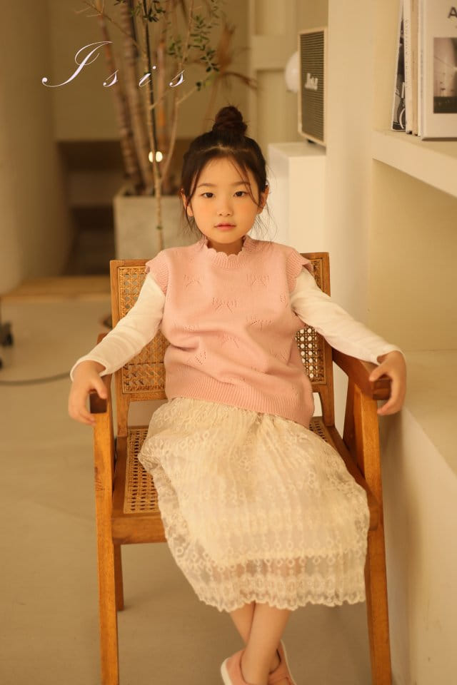 Isis - Korean Children Fashion - #littlefashionista - Ribbon Vest - 5