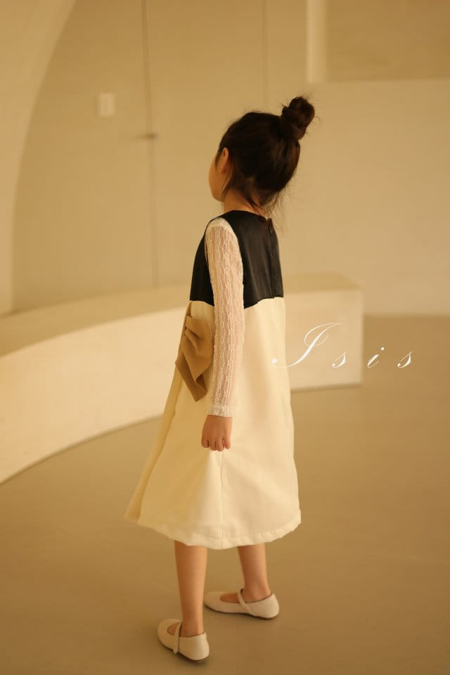 Isis - Korean Children Fashion - #magicofchildhood - Ribbon C One-piece - 2