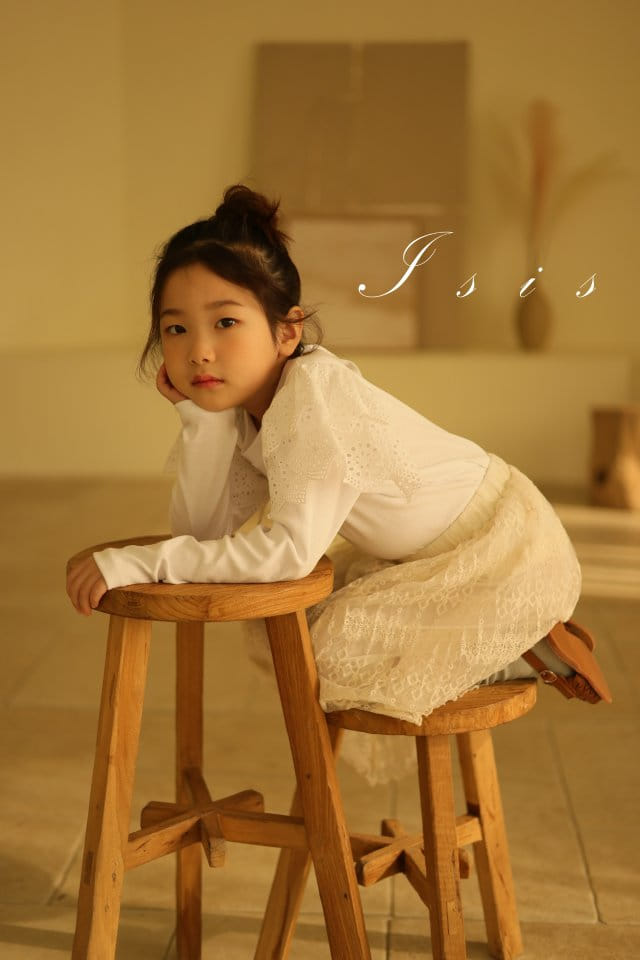 Isis - Korean Children Fashion - #stylishchildhood - Winf Lace Tee - 5