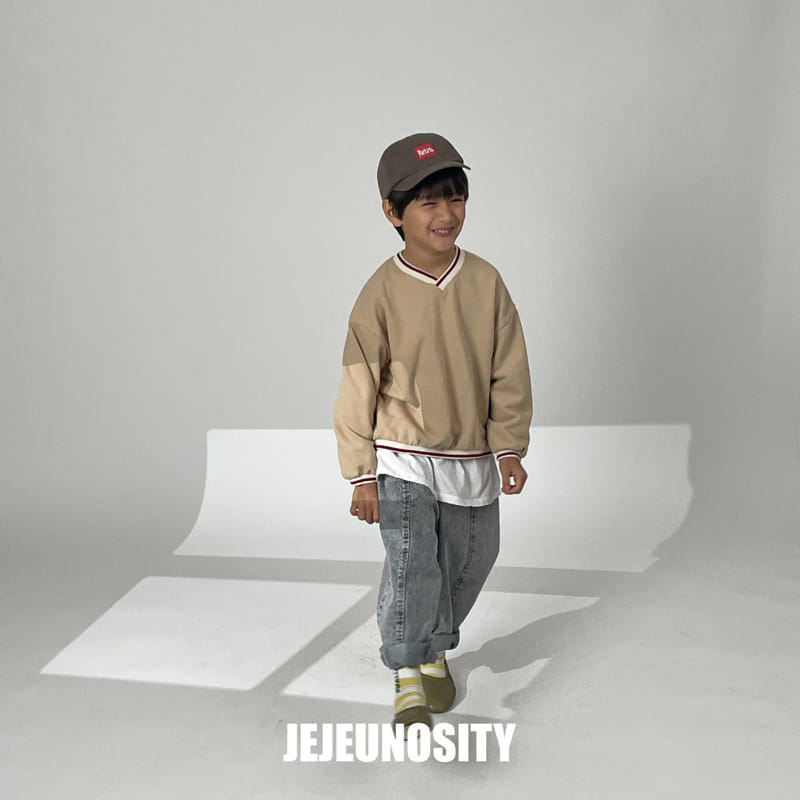 Jejeunosity - Korean Children Fashion - #designkidswear - Hi V Neck Tee - 6