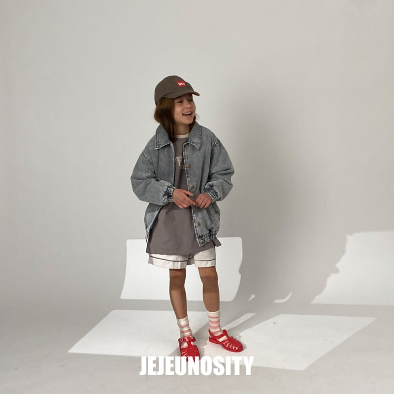 Jejeunosity - Korean Children Fashion - #fashionkids - Bor Denim Jacket - 4