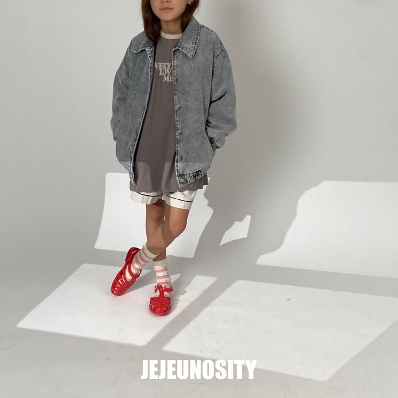 Jejeunosity - Korean Children Fashion - #kidzfashiontrend - Bor Denim Jacket - 6
