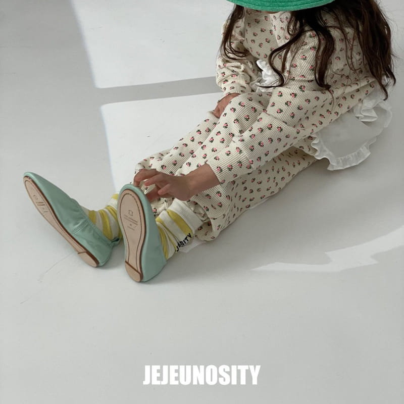 Jejeunosity - Korean Children Fashion - #minifashionista - Fla Waffle Pants - 7