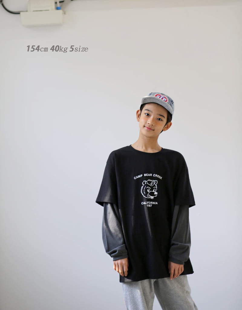Jenny Basic - Korean Children Fashion - #Kfashion4kids - Camp Layered Tee - 11