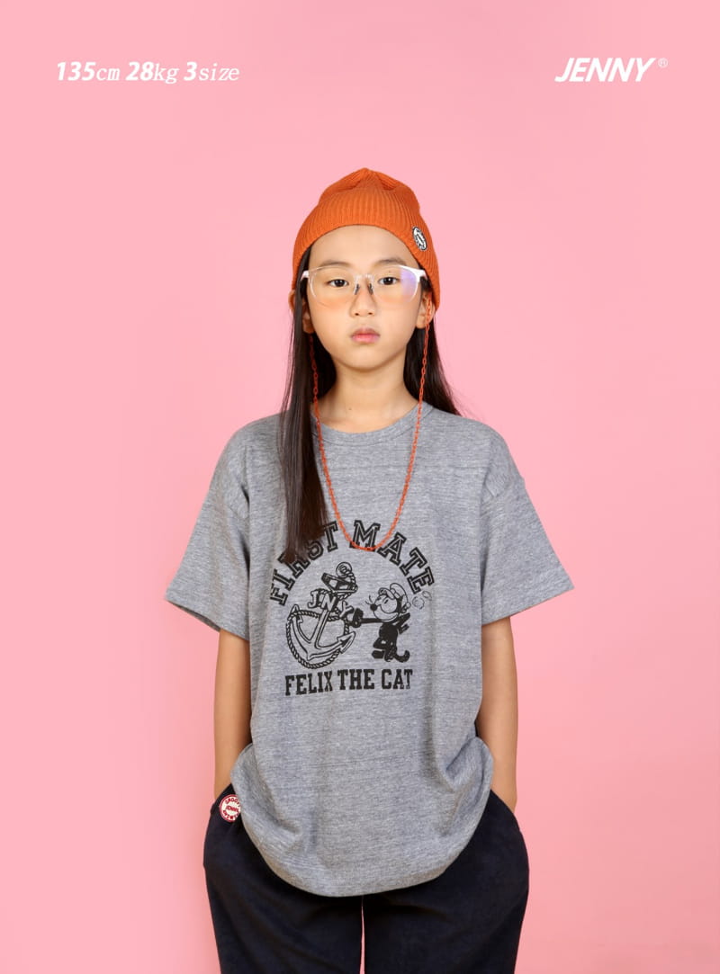 Jenny Basic - Korean Children Fashion - #kidsshorts - The Cat Tee - 10
