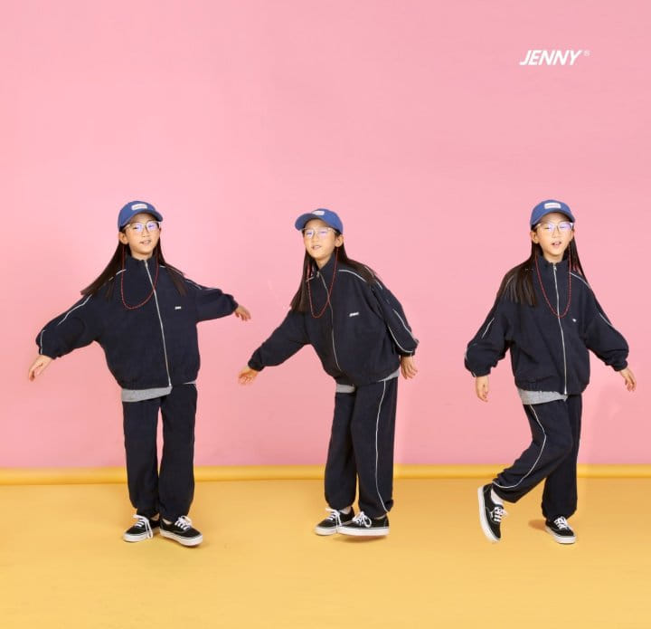 Jenny Basic - Korean Junior Fashion - #kidsshorts - Terry Zip-up - 11