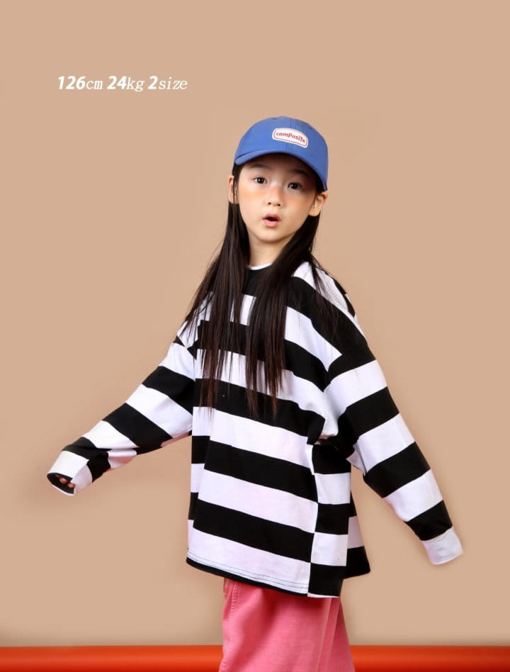 Jenny Basic - Korean Junior Fashion - #kidsstore - 89 Stripes Tee - 10