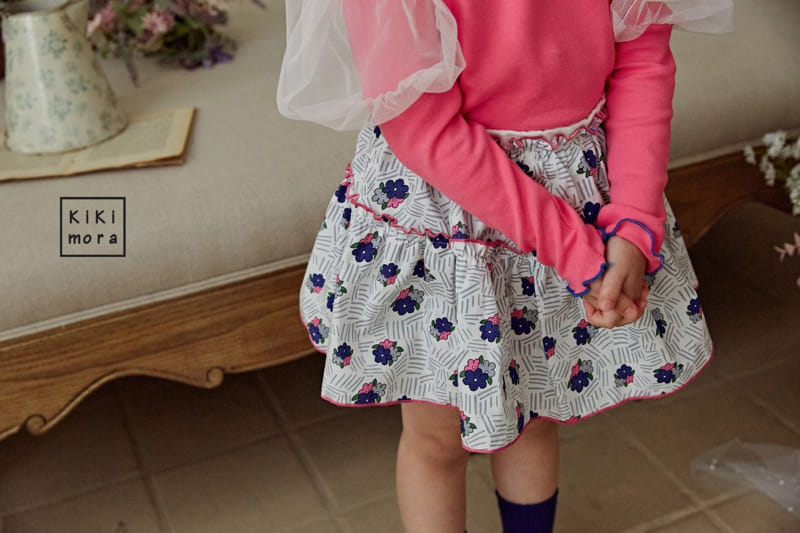 Kikimora - Korean Children Fashion - #childrensboutique - Sleeve Mesh Tee - 5
