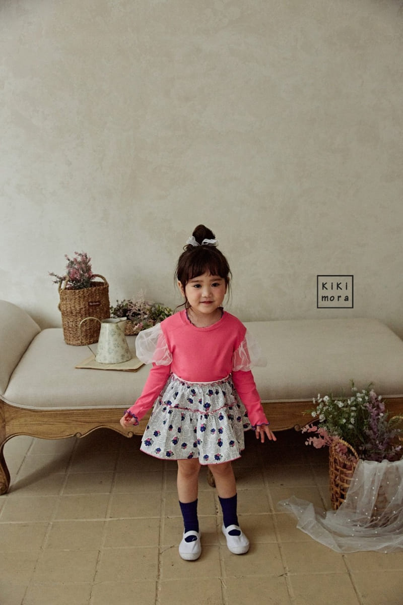 Kikimora - Korean Children Fashion - #designkidswear - Sleeve Mesh Tee - 6
