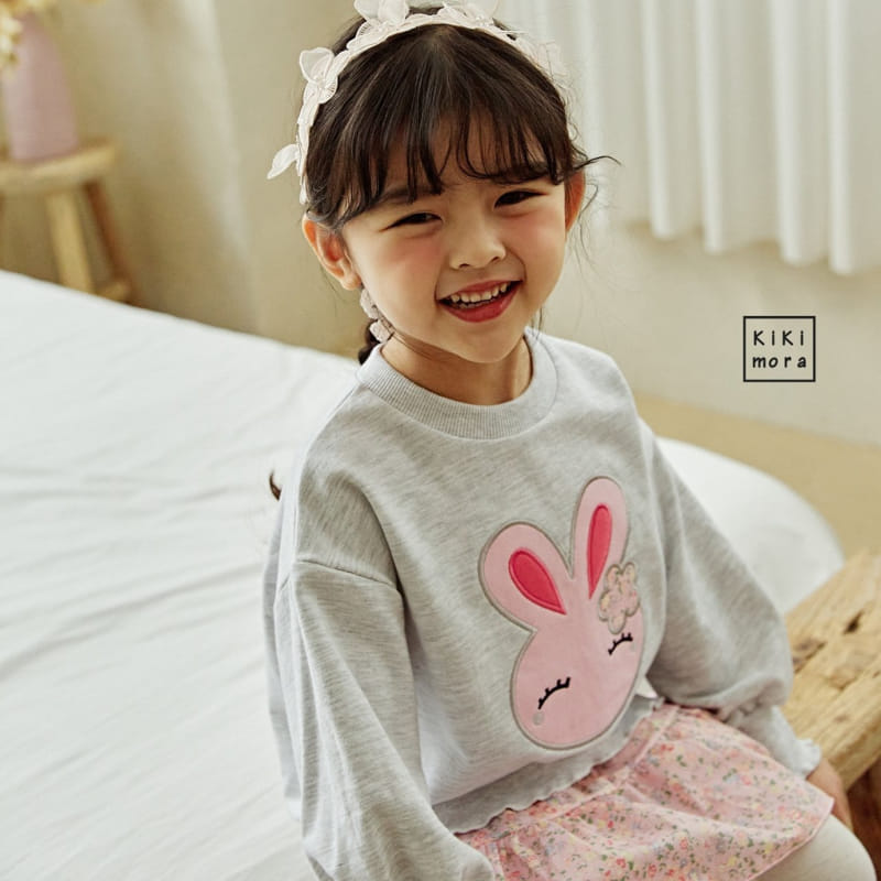 Kikimora - Korean Children Fashion - #designkidswear - Flower Rabbit One-piece - 2