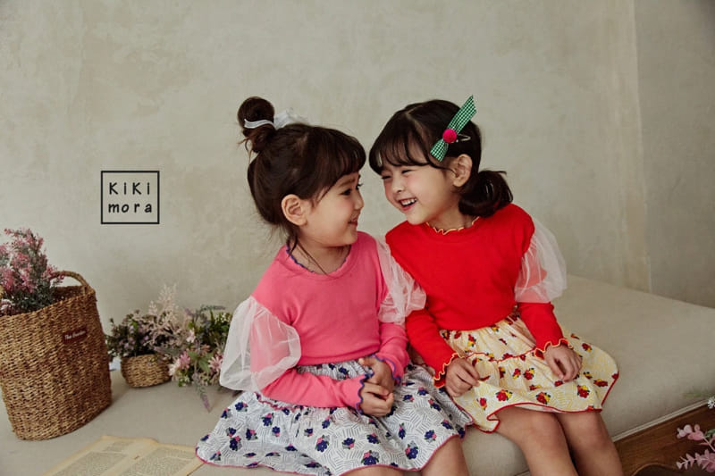Kikimora - Korean Children Fashion - #discoveringself - Sleeve Mesh Tee - 7