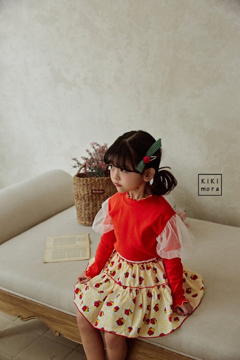 Kikimora - Korean Children Fashion - #fashionkids - Sleeve Mesh Tee - 8