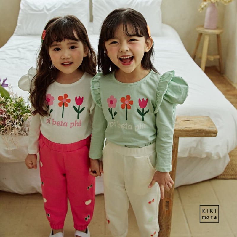 Kikimora - Korean Children Fashion - #kidsshorts - Heart Ribbon Pants