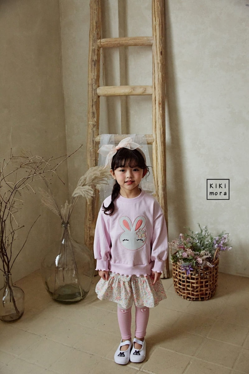 Kikimora - Korean Children Fashion - #kidsshorts - Flower Rabbit One-piece - 5