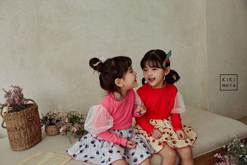 Kikimora - Korean Children Fashion - #kidsstore - Sleeve Mesh Tee - 10