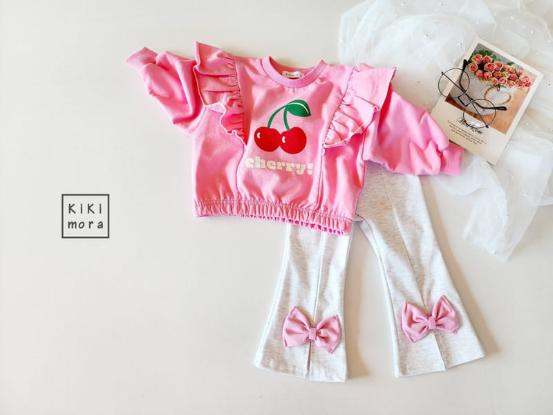 Kikimora - Korean Children Fashion - #kidzfashiontrend - Fril Cherry Tee