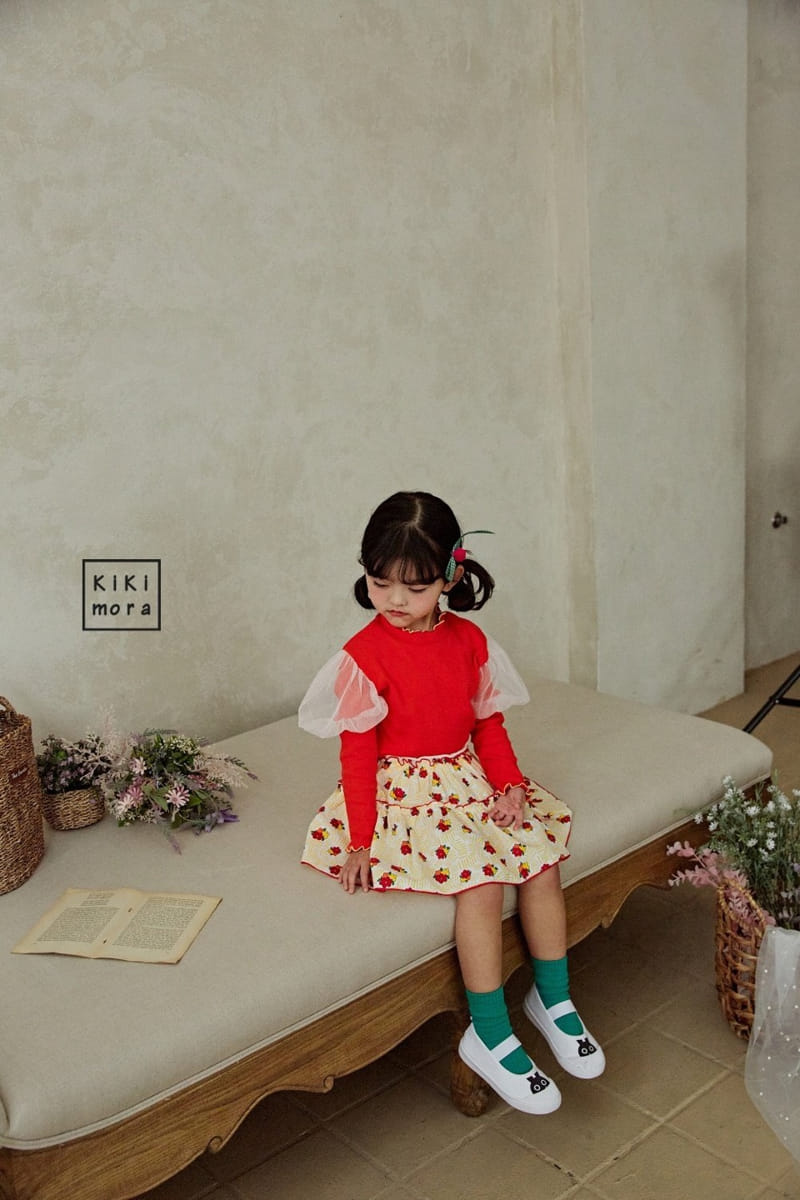 Kikimora - Korean Children Fashion - #kidzfashiontrend - Sleeve Mesh Tee - 11