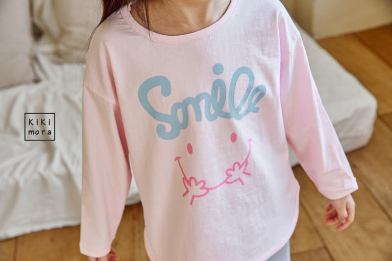 Kikimora - Korean Children Fashion - #littlefashionista - Smile Paint Tee - 7