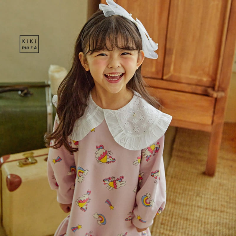 Kikimora - Korean Children Fashion - #minifashionista - Unicorn Collar One-piece - 2