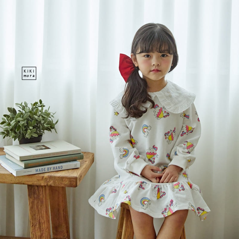 Kikimora - Korean Children Fashion - #stylishchildhood - Unicorn Collar One-piece - 6