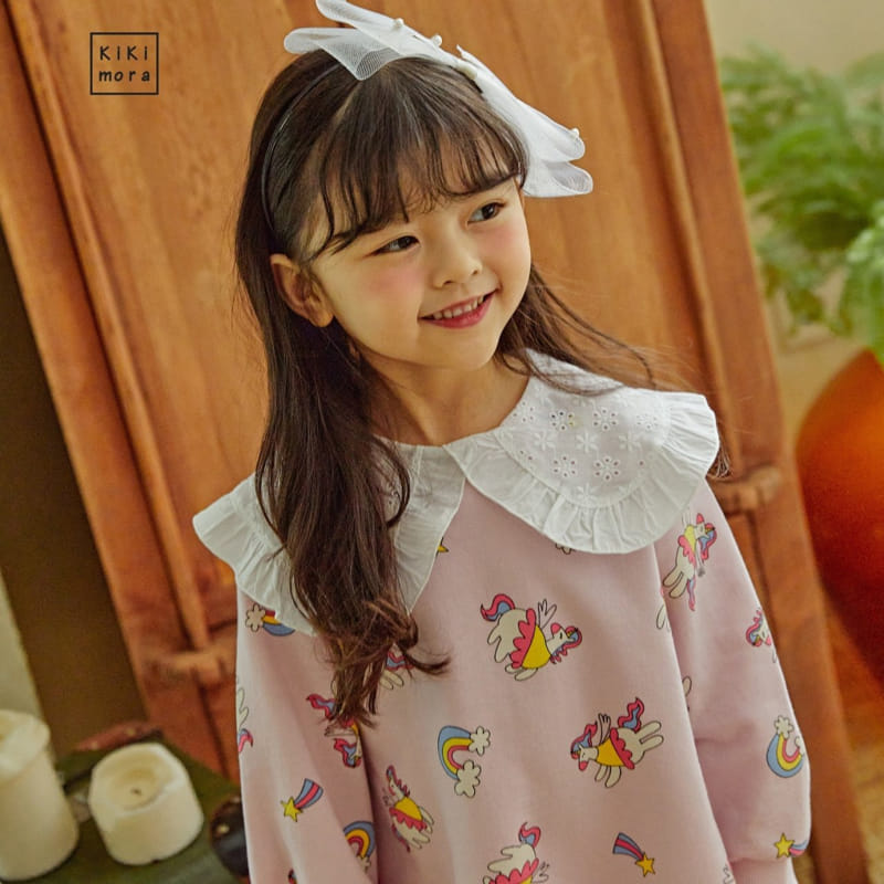 Kikimora - Korean Children Fashion - #prettylittlegirls - Unicorn Collar One-piece - 4