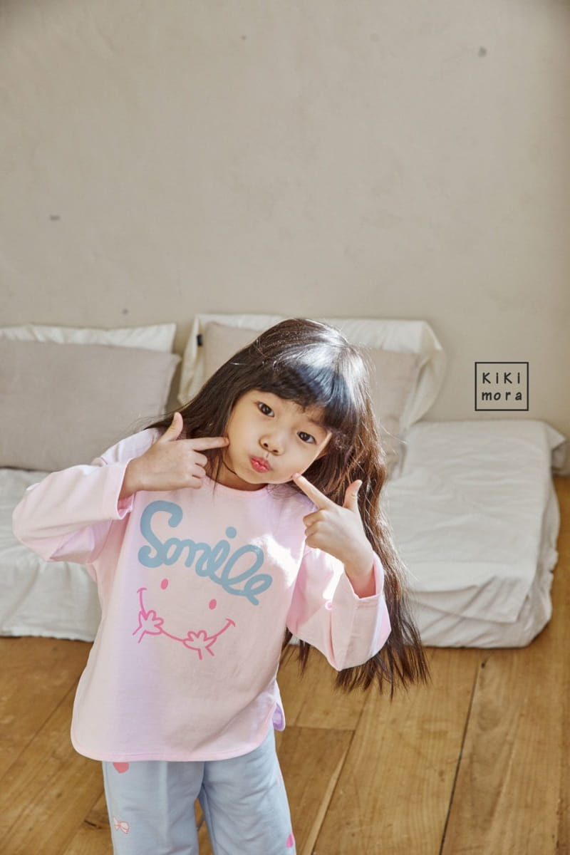 Kikimora - Korean Children Fashion - #toddlerclothing - Smile Paint Tee - 6