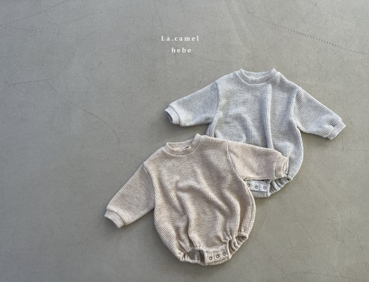 La Camel - Korean Baby Fashion - #babyoutfit - Cheese Bodysuit