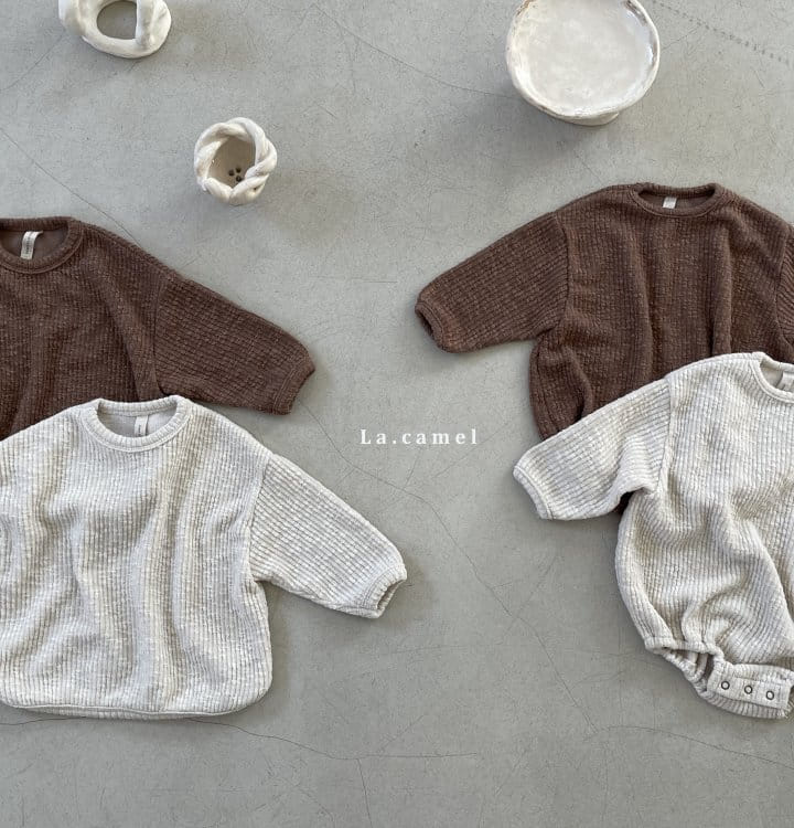 La Camel - Korean Children Fashion - #kidsshorts - Mono Knit Tee - 6