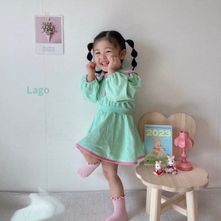 Lago - Korean Children Fashion - #Kfashion4kids - Roa Collar One-piece - 12