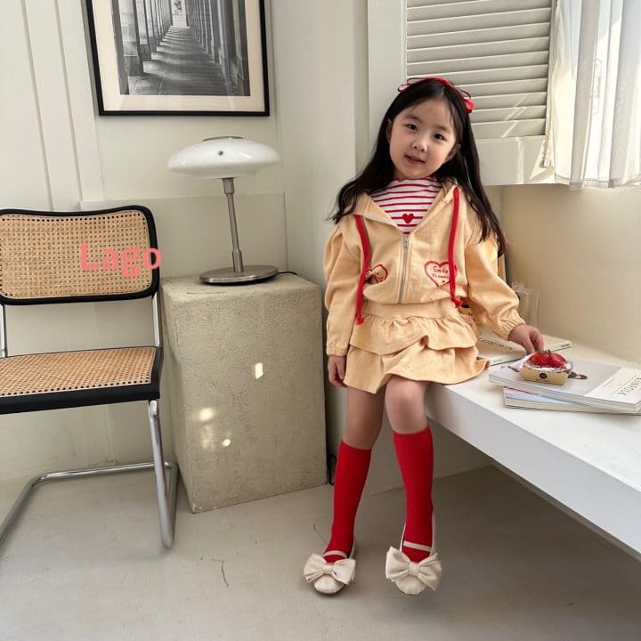 Lago - Korean Children Fashion - #Kfashion4kids - Heart Stripes Tee - 8