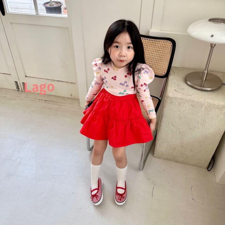 Lago - Korean Children Fashion - #Kfashion4kids - Heart Puff Tee - 7