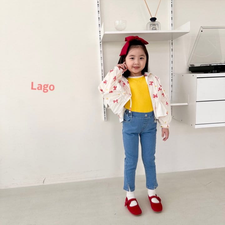 Lago - Korean Children Fashion - #childofig - Slit Skinny Pants - 7