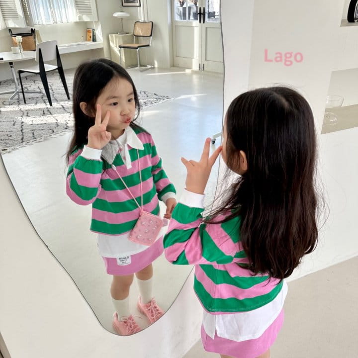 Lago - Korean Children Fashion - #childofig - Pay Collar Tee
