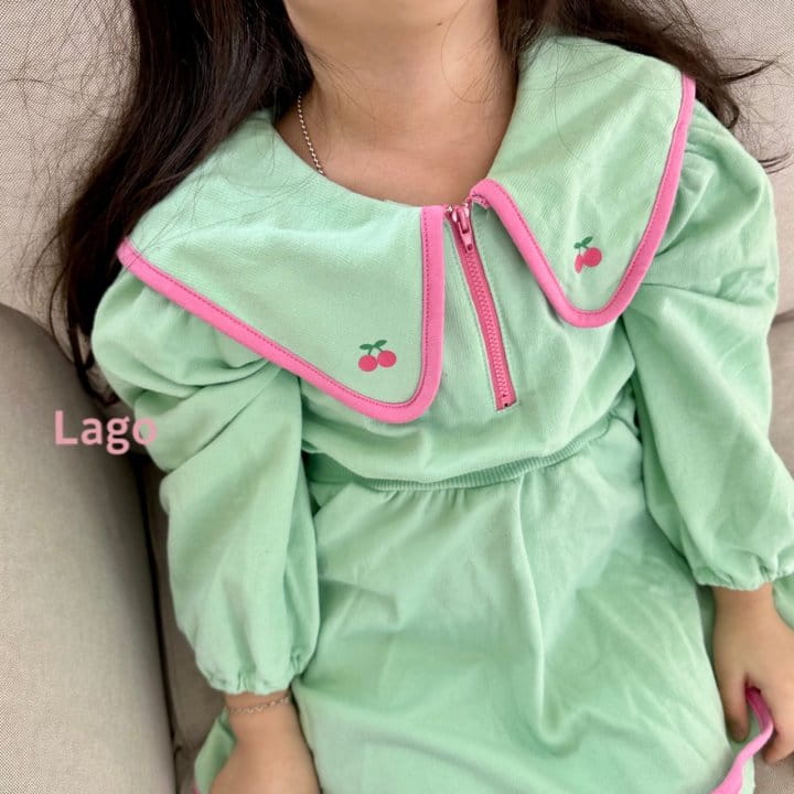 Lago - Korean Children Fashion - #childrensboutique - Roa Collar One-piece - 5