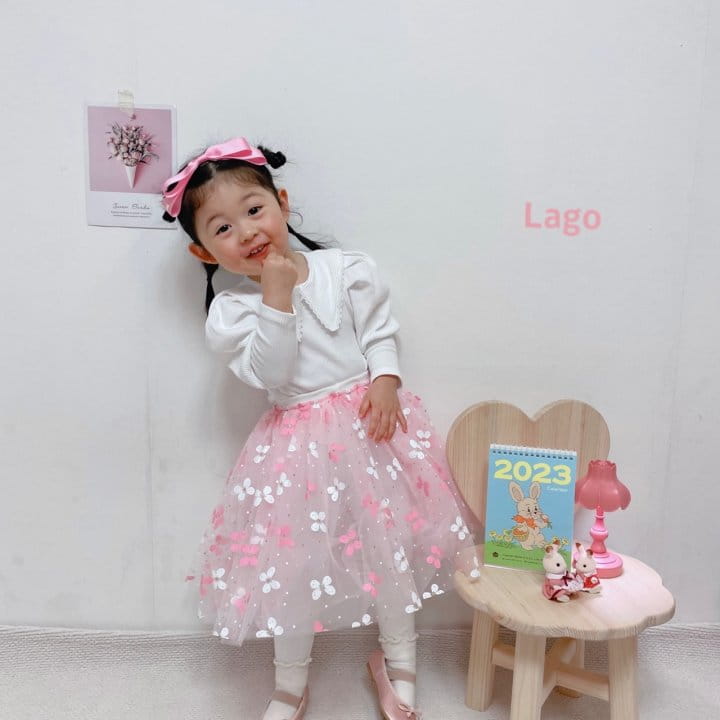 Lago - Korean Children Fashion - #childrensboutique - Pure Mesh Skirt Leggings