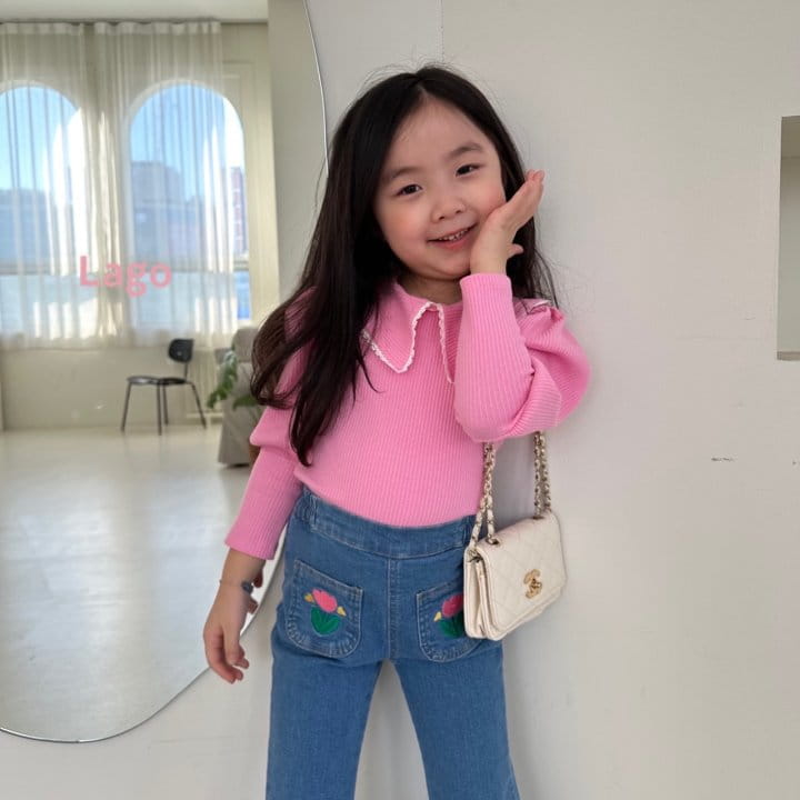 Lago - Korean Children Fashion - #childrensboutique - Charlotte Lace Tee - 6