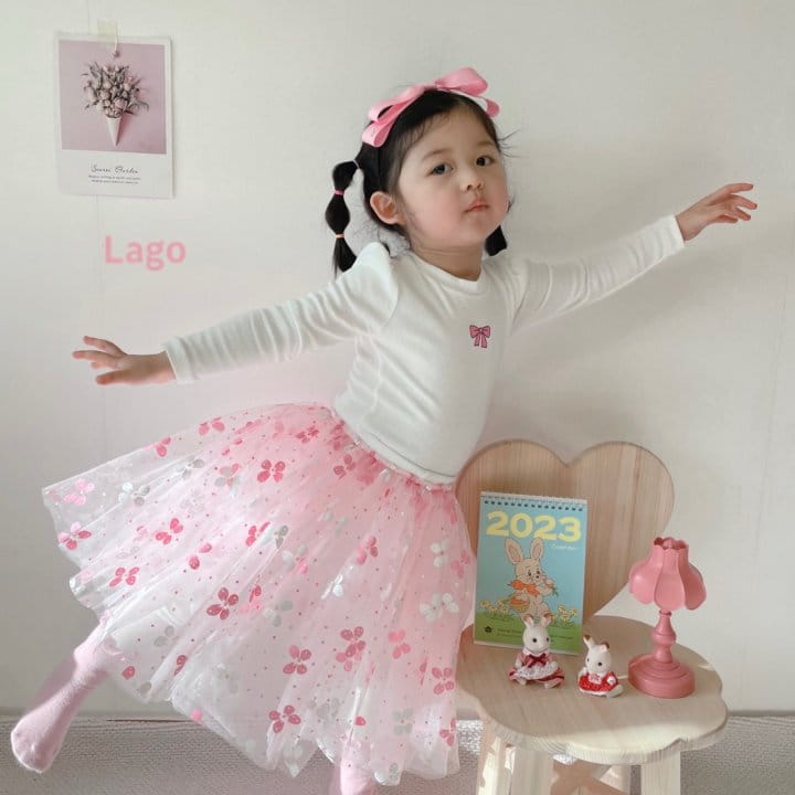 Lago - Korean Children Fashion - #designkidswear - Pure Mesh Skirt Leggings - 2