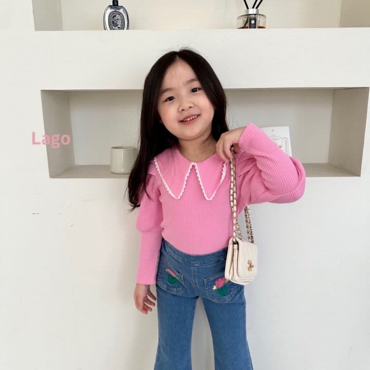 Lago - Korean Children Fashion - #designkidswear - Charlotte Lace Tee - 7
