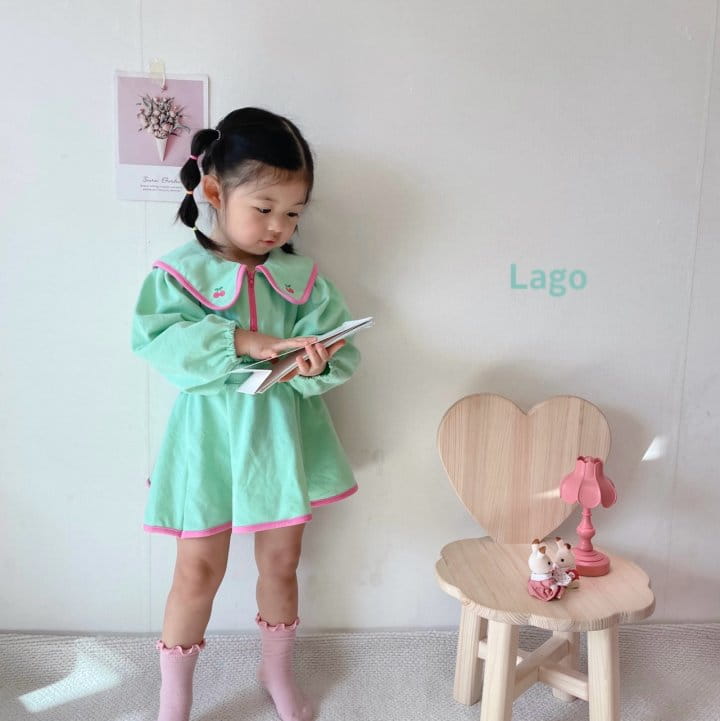 Lago - Korean Children Fashion - #discoveringself - Roa Collar One-piece - 7