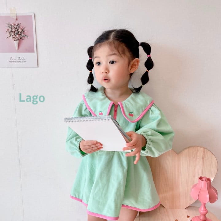 Lago - Korean Children Fashion - #fashionkids - Roa Collar One-piece - 8