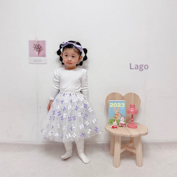 Lago - Korean Children Fashion - #discoveringself - Pure Mesh Skirt Leggings - 4